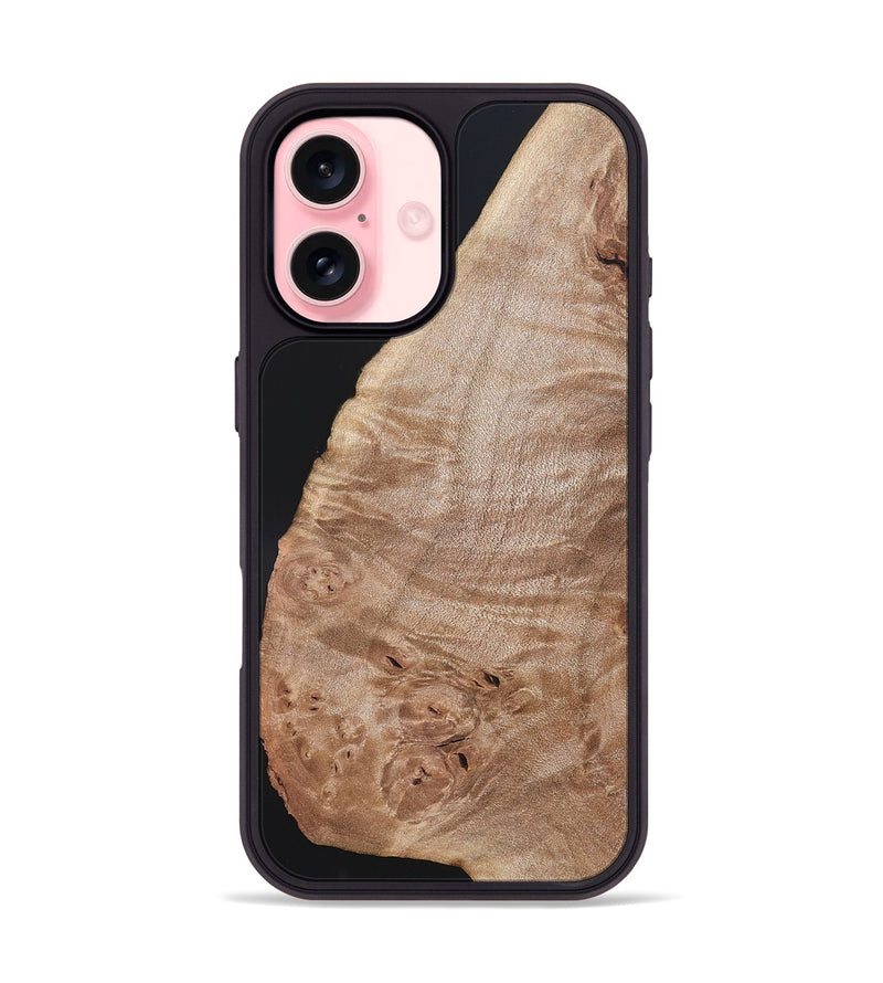 iPhone 16 Wood Phone Case - Rianna (Wood Burl, 820207)