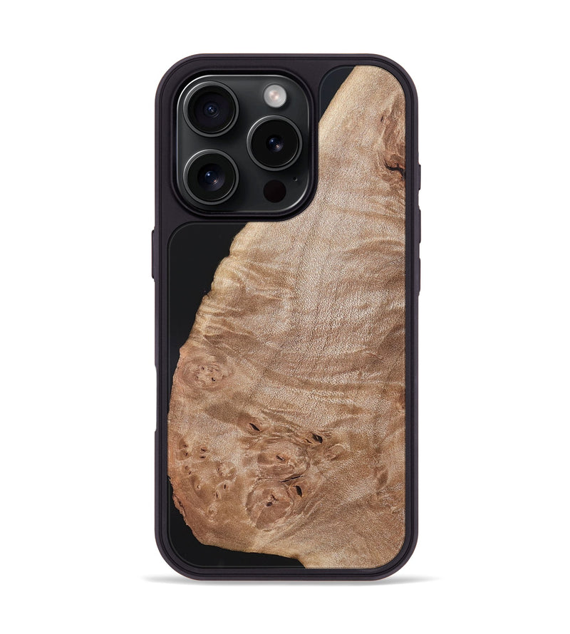 iPhone 16 Pro Wood Phone Case - Rianna (Wood Burl, 820207)