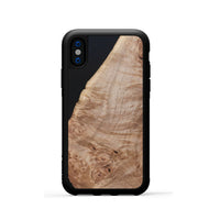iPhone Xs Wood Phone Case - Rianna (Wood Burl, 820207)