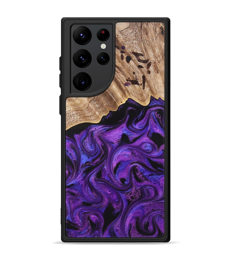 Galaxy S22 Ultra Wood Phone Case - Sanford (Purple, 820209)