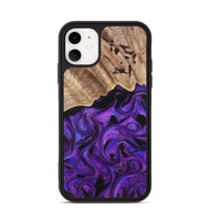 iPhone 11 Wood Phone Case - Sanford (Purple, 820209)