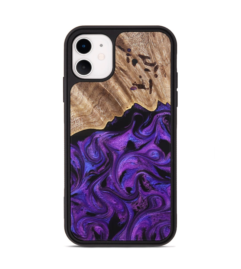 iPhone 11 Wood Phone Case - Sanford (Purple, 820209)