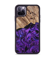 iPhone 11 Pro Max Wood Phone Case - Sanford (Purple, 820209)