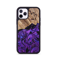 iPhone 11 Pro Wood Phone Case - Sanford (Purple, 820209)