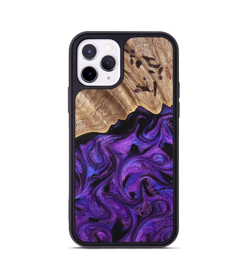 iPhone 11 Pro Wood Phone Case - Sanford (Purple, 820209)
