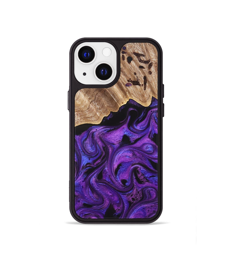 iPhone 13 mini Wood Phone Case - Sanford (Purple, 820209)