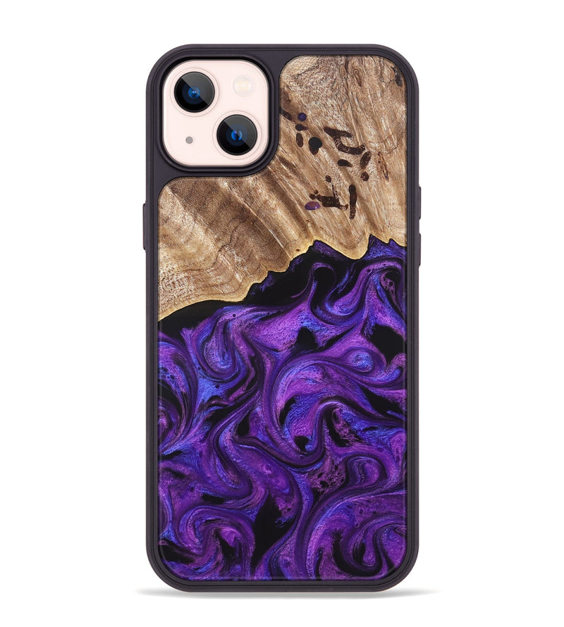 iPhone 14 Plus Wood Phone Case - Sanford (Purple, 820209)