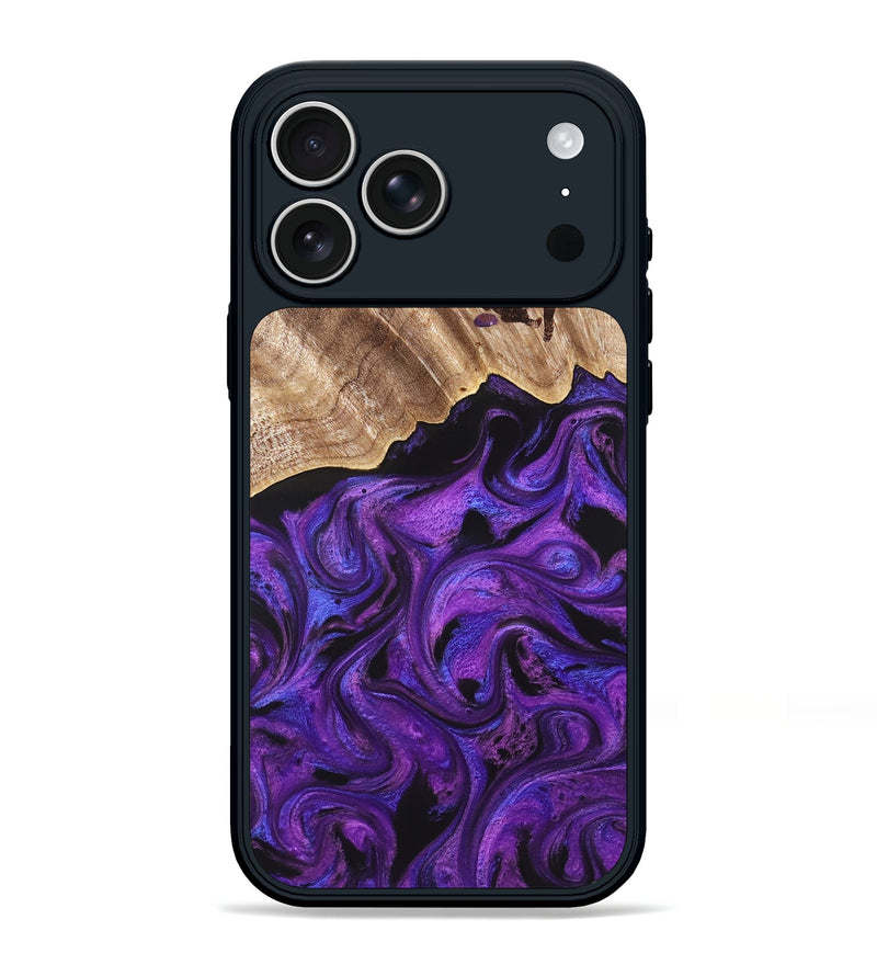 iPhone 17 Pro Max Wood Phone Case - Sanford (Purple, 820209)