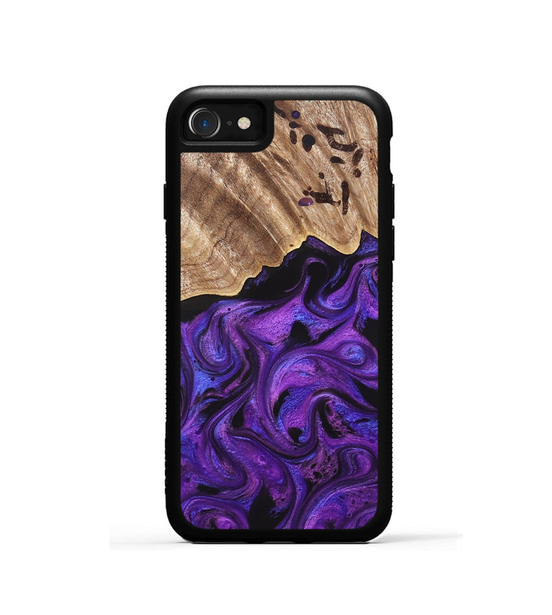 iPhone SE Wood Phone Case - Sanford (Purple, 820209)