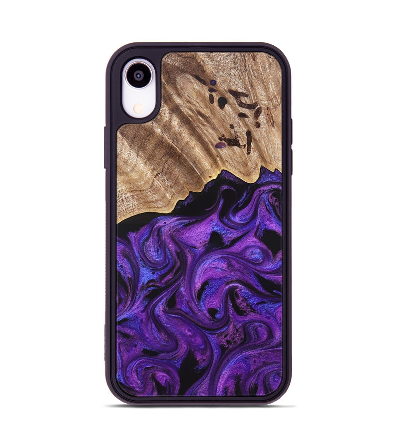 iPhone Xr Wood Phone Case - Sanford (Purple, 820209)