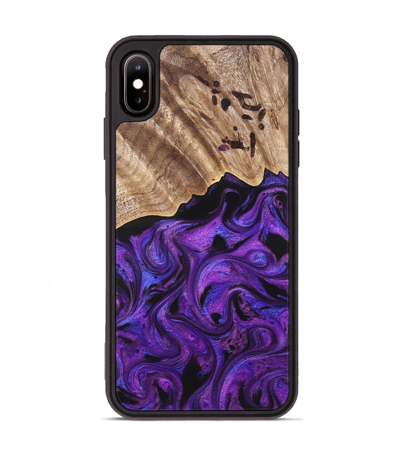 iPhone Xs Max Wood Phone Case - Sanford (Purple, 820209)