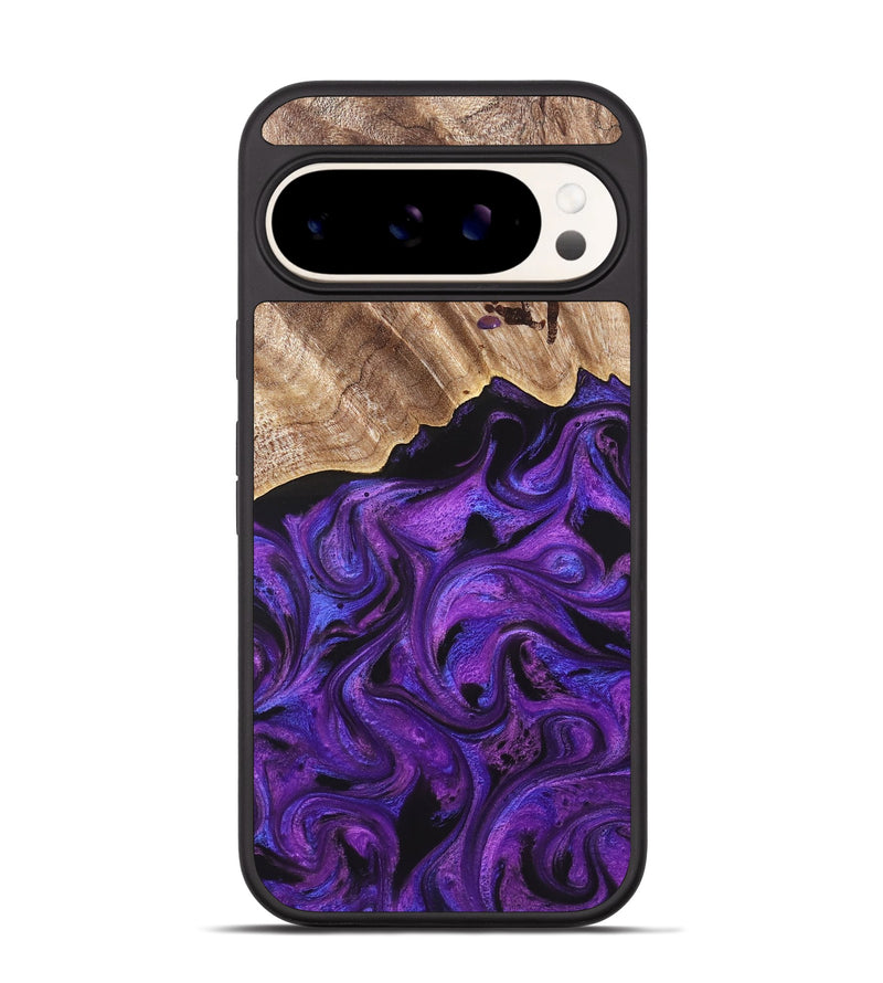 Pixel 9 Pro Wood Phone Case - Sanford (Purple, 820209)