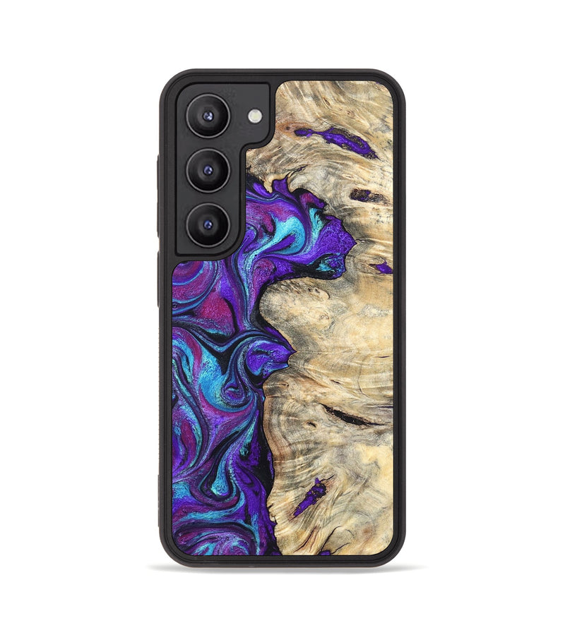 Galaxy S23 Wood Phone Case - Felipe (Purple, 820210)