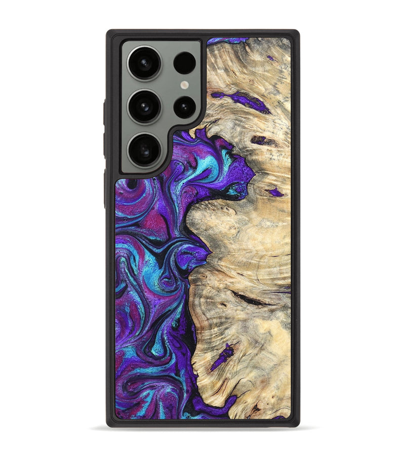 Galaxy S23 Ultra Wood Phone Case - Felipe (Purple, 820210)
