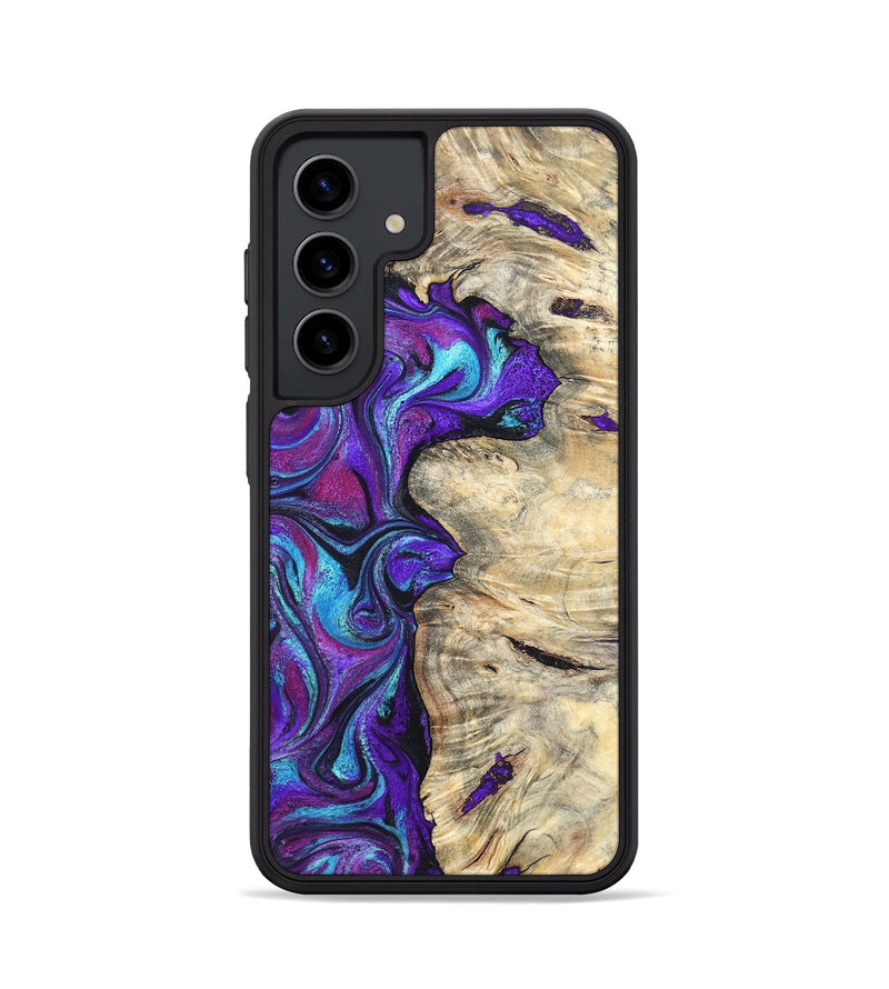 Galaxy S24 Wood Phone Case - Felipe (Purple, 820210)