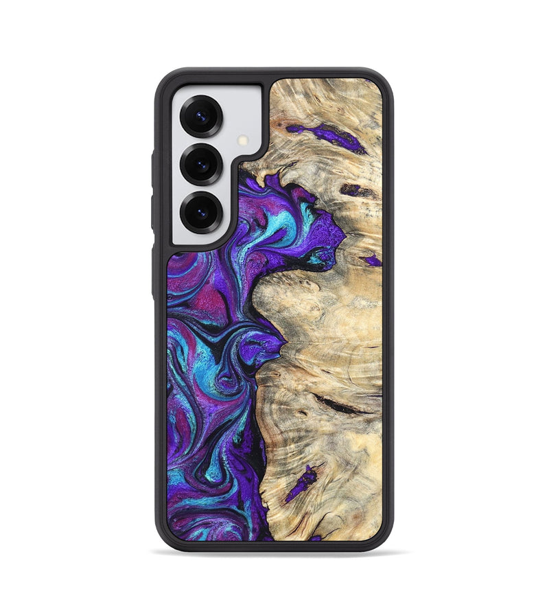 Galaxy S25 Wood Phone Case - Felipe (Purple, 820210)