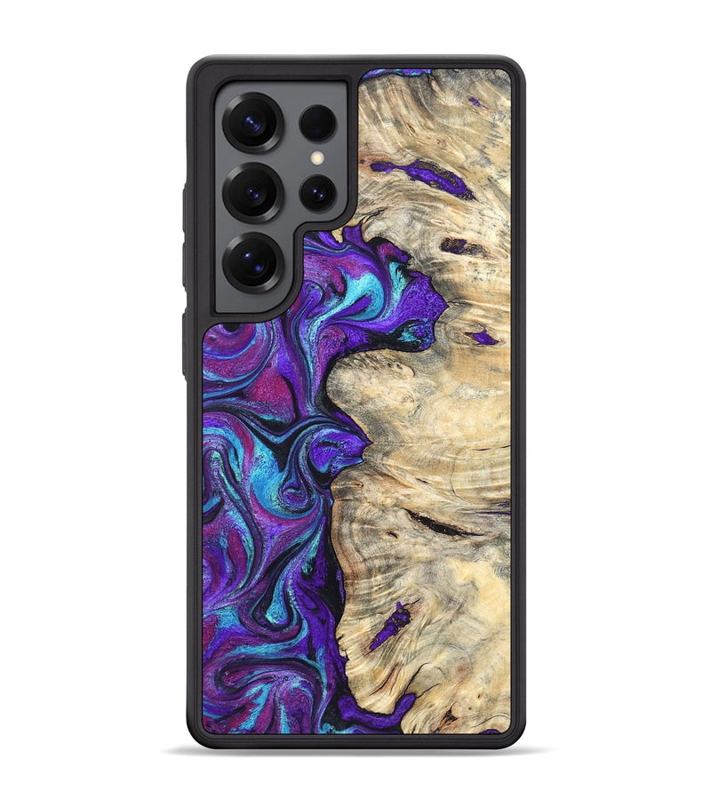 Galaxy S25 Ultra Wood Phone Case - Felipe (Purple, 820210)