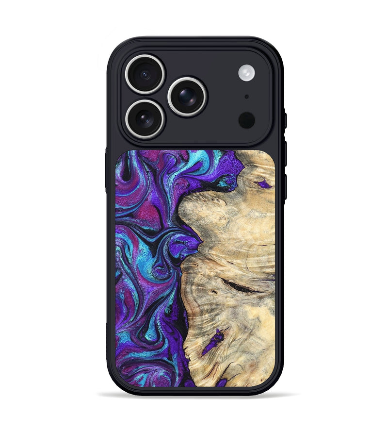 iPhone 17 Pro Wood Phone Case - Felipe (Purple, 820210)