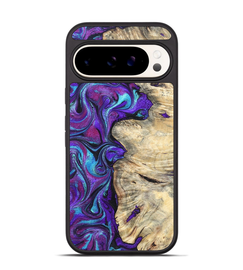 Pixel 9 Wood Phone Case - Felipe (Purple, 820210)