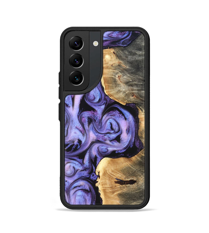 Galaxy S22 Wood Phone Case - Saundra (Purple, 820211)