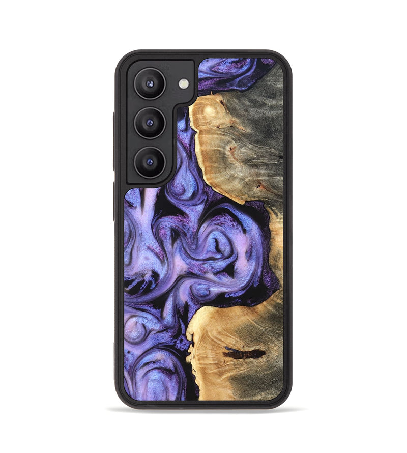 Galaxy S23 Wood Phone Case - Saundra (Purple, 820211)