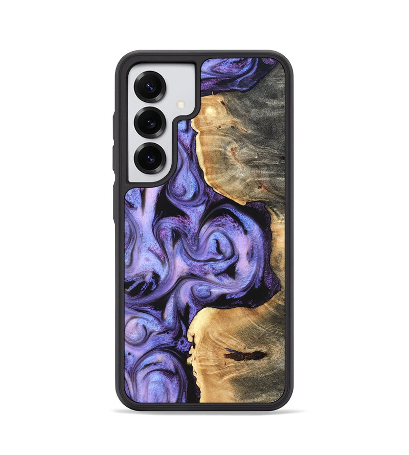 Galaxy S25 Wood Phone Case - Saundra (Purple, 820211)