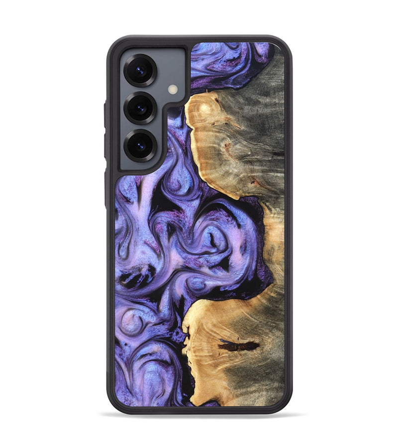 Galaxy S25 Plus Wood Phone Case - Saundra (Purple, 820211)