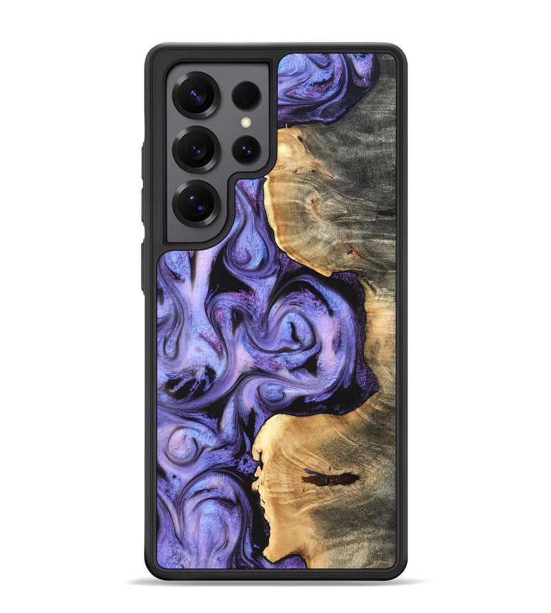 Galaxy S25 Ultra Wood Phone Case - Saundra (Purple, 820211)
