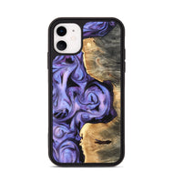 iPhone 11 Wood Phone Case - Saundra (Purple, 820211)