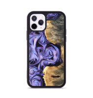 iPhone 11 Pro Wood Phone Case - Saundra (Purple, 820211)