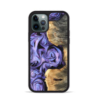 iPhone 12 Pro Wood Phone Case - Saundra (Purple, 820211)