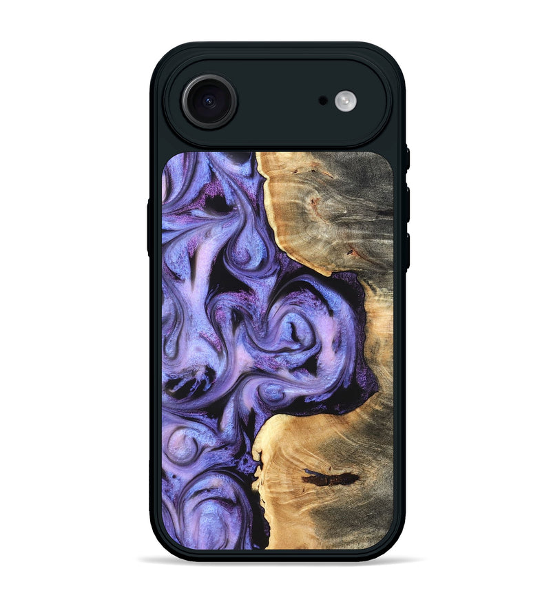 iPhone 17 Air Wood Phone Case - Saundra (Purple, 820211)