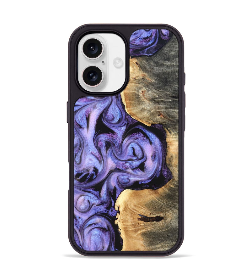 iPhone 17 Wood Phone Case - Saundra (Purple, 820211)