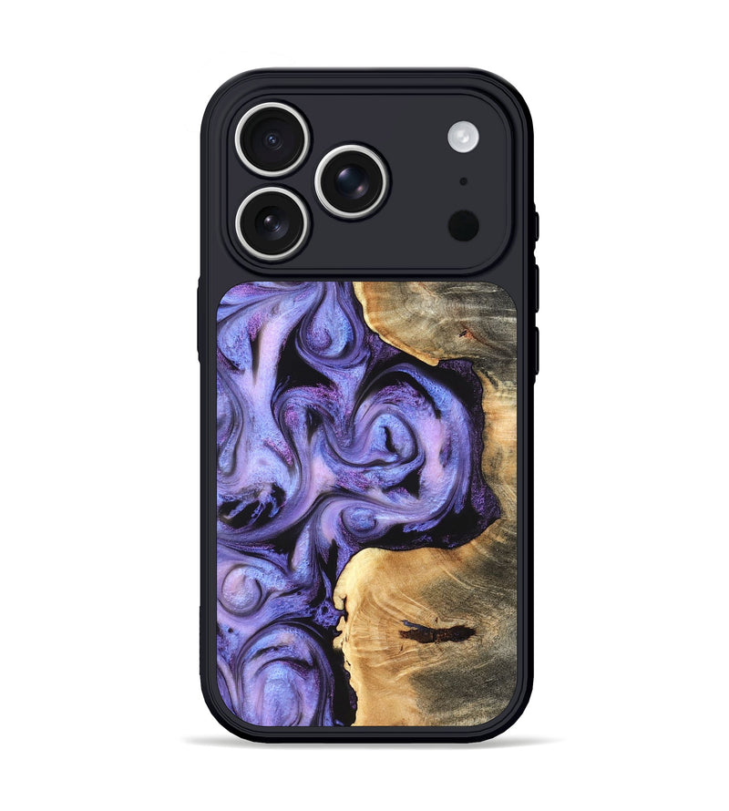 iPhone 17 Pro Wood Phone Case - Saundra (Purple, 820211)