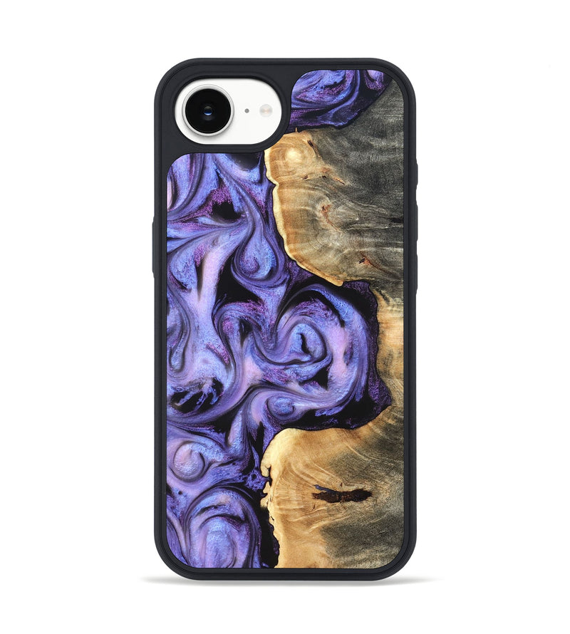 iPhone 17e Wood Phone Case - Saundra (Purple, 820211)