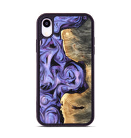 iPhone Xr Wood Phone Case - Saundra (Purple, 820211)
