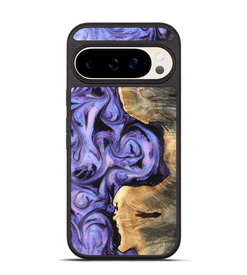 Pixel 10 Wood Phone Case - Saundra (Purple, 820211)