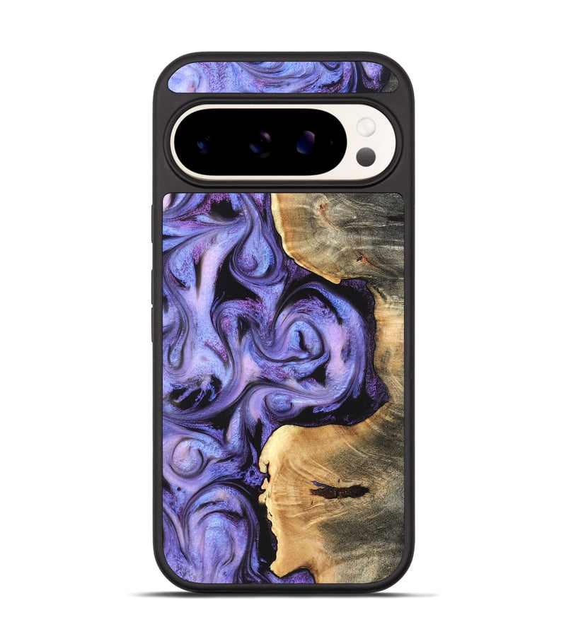Pixel 9 Pro Wood Phone Case - Saundra (Purple, 820211)