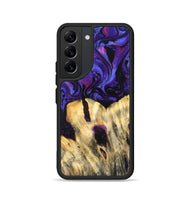 Galaxy S22 Wood Phone Case - Eliel (Purple, 820212)