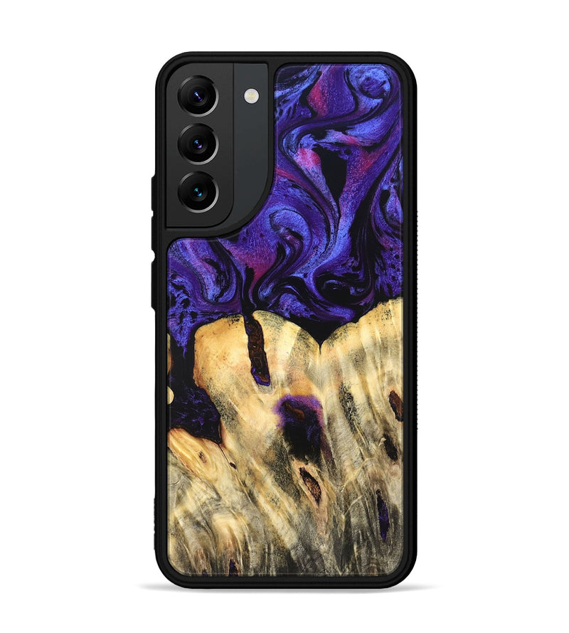 Galaxy S22 Plus Wood Phone Case - Eliel (Purple, 820212)