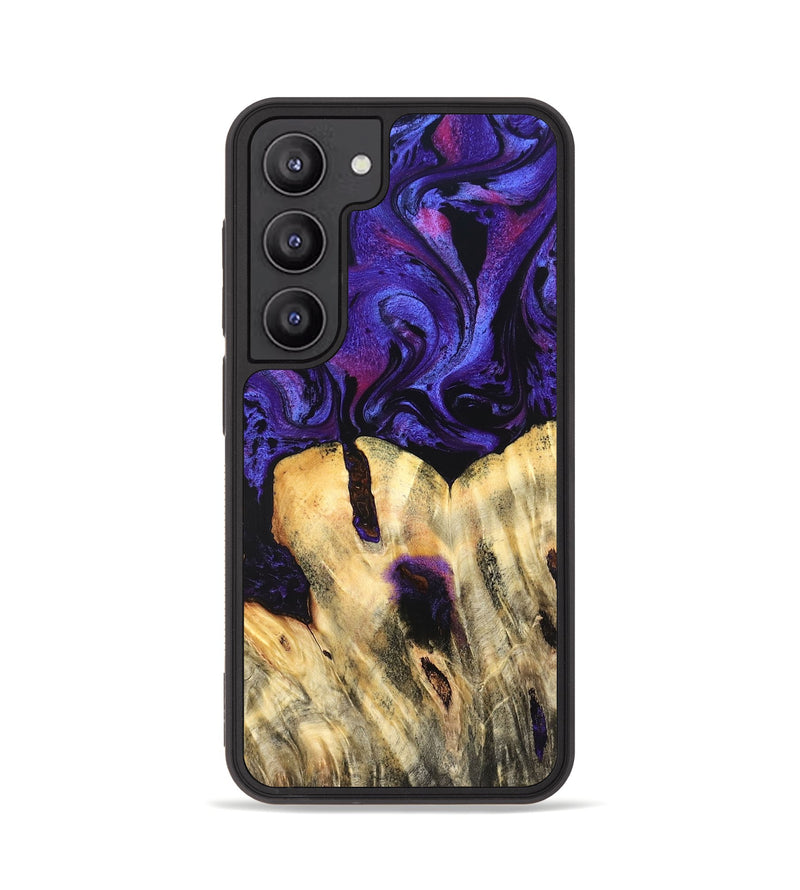 Galaxy S23 Wood Phone Case - Eliel (Purple, 820212)
