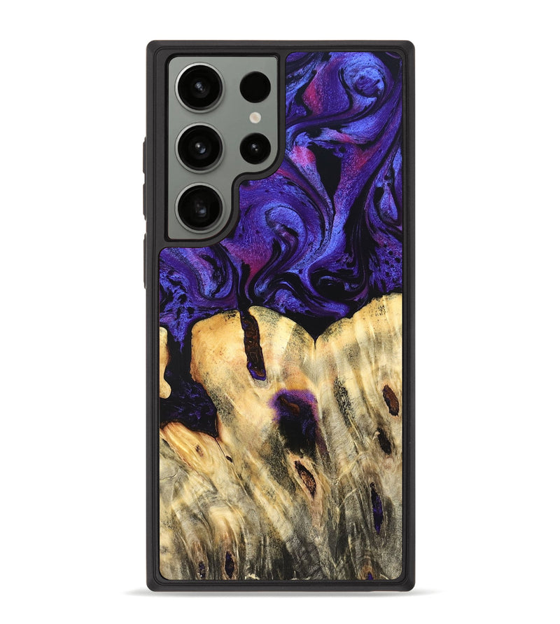 Galaxy S23 Ultra Wood Phone Case - Eliel (Purple, 820212)