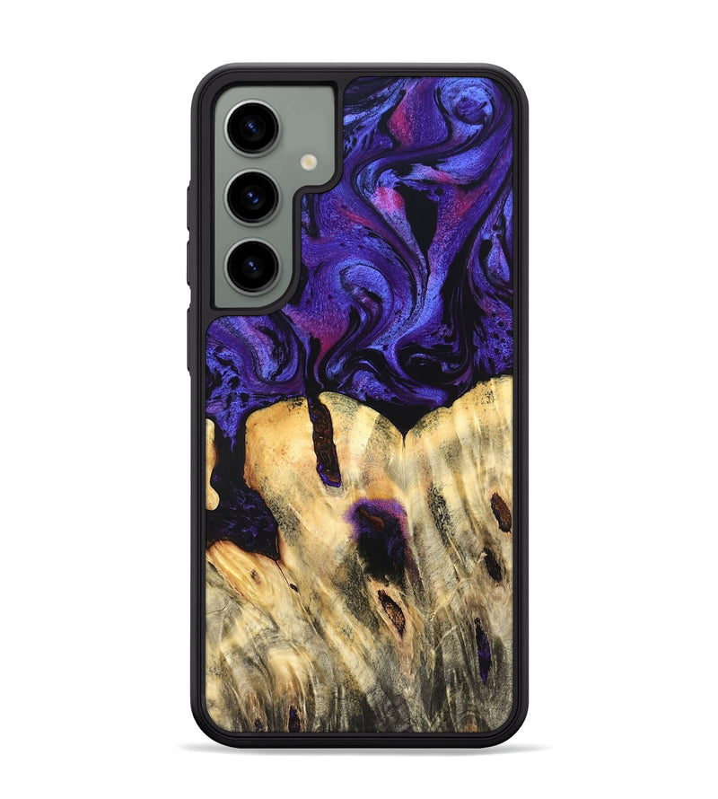 Galaxy S24 Plus Wood Phone Case - Eliel (Purple, 820212)