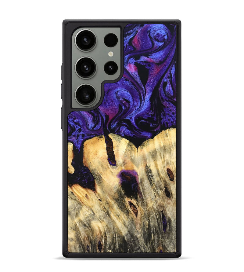 Galaxy S24 Ultra Wood Phone Case - Eliel (Purple, 820212)