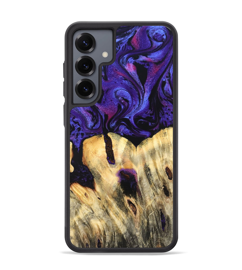 Galaxy S25 Plus Wood Phone Case - Eliel (Purple, 820212)