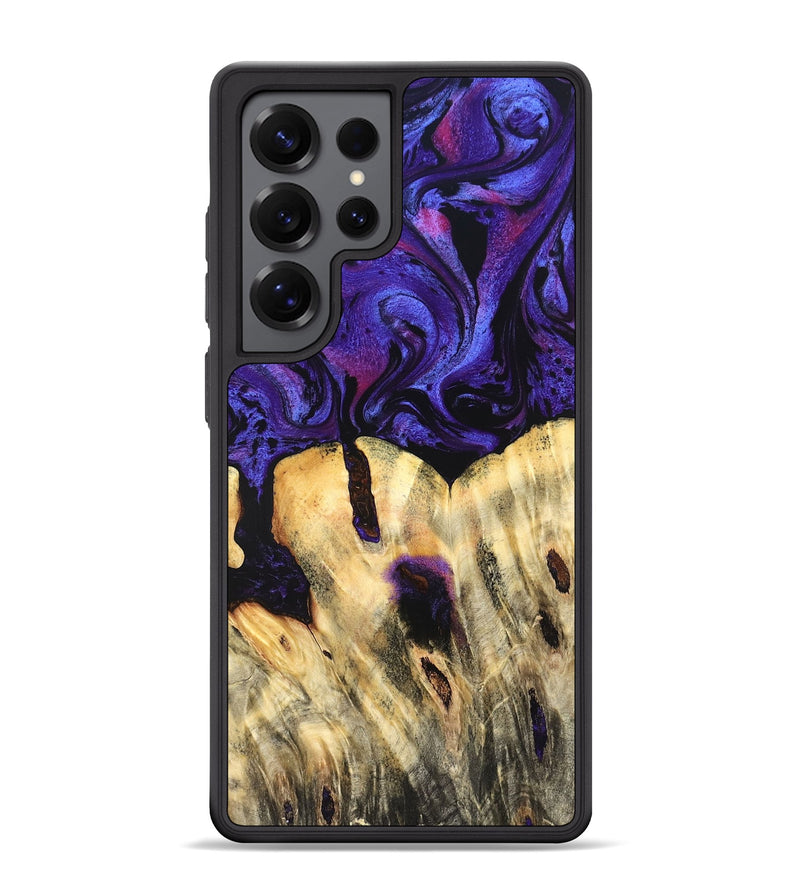 Galaxy S25 Ultra Wood Phone Case - Eliel (Purple, 820212)