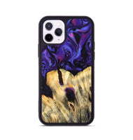 iPhone 11 Pro Wood Phone Case - Eliel (Purple, 820212)