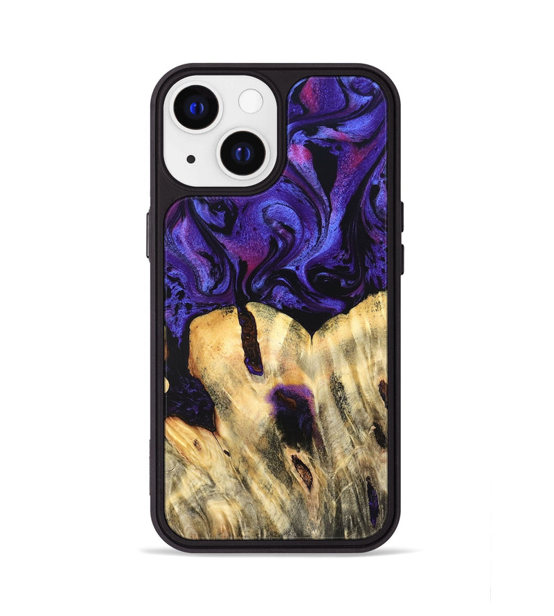 iPhone 13 Wood Phone Case - Eliel (Purple, 820212)