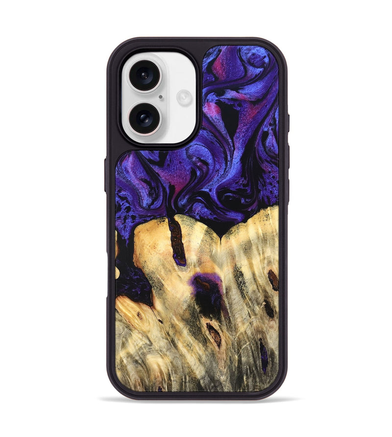 iPhone 17 Wood Phone Case - Eliel (Purple, 820212)
