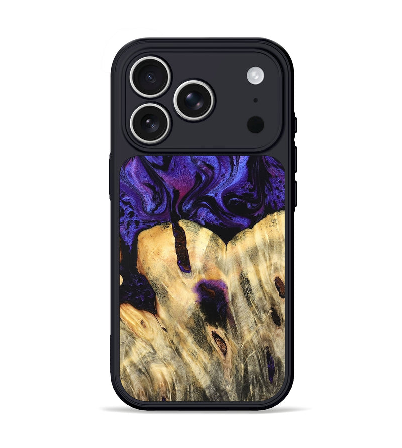 iPhone 17 Pro Wood Phone Case - Eliel (Purple, 820212)